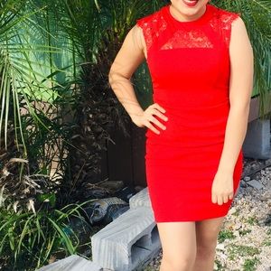Red dress